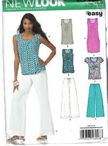 New Look Sewing Pattern 6948 Spring Top Pants UNCUT FF Size 4-16 uncut - Picture 1 of 14