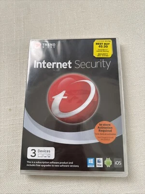 Trend Micro Internet Security (Windows 8/Mac/And/iOS, 3 Devices Protected) NEW - Image 1 of 3