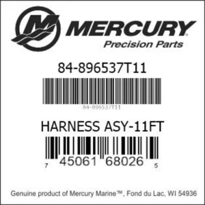 OEM Mercury-Mercruiser 84-896537T11 HARNESS ASSEMBLY - 11 Feet - Bild 1 von 2