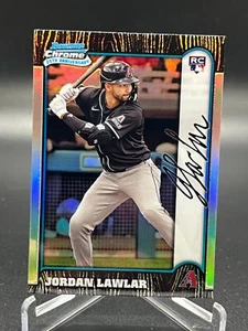 2024 Bowman Chrome JORDAN LAWALAR 1999 BOWMAN CHROME 25TH RC #BC25-6 - Picture 1 of 2