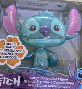 Disney 4,75" Stitch Collectible Bobble Head Irisdicent Neuf Mignon - Photo 1/4