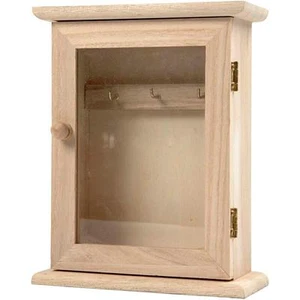 Holzschlüssel Hängeschrank Haken Aufbewahrung Handwerk Dekorieren Einfaches Holz Personalisieren - Bild 1 von 1