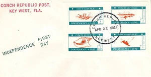 Conch Republic, Key West, Florida, Independence First Day Cover - Picture 1 of 2