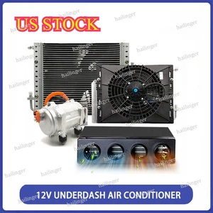 12V Universal Underdash Air Conditioner Kit Heating&Cooling Evaporator AC Unit - Bild 1 von 13