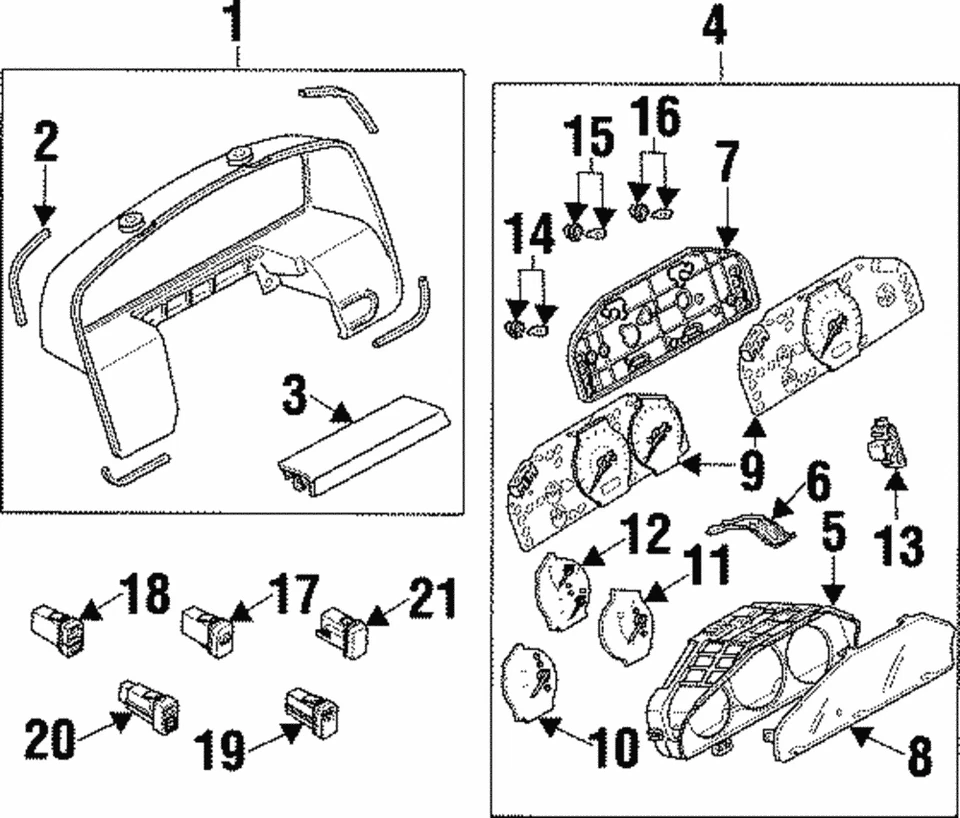 Medidor de combustible genuino Mazda B21N-55-481 Foto 1 de 1