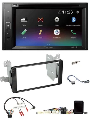 Pioneer Bluetooth Lenkrad USB 2DIN DAB DVD Autoradio für Mitsubishi Outlander 14 - Bild 1 von 4