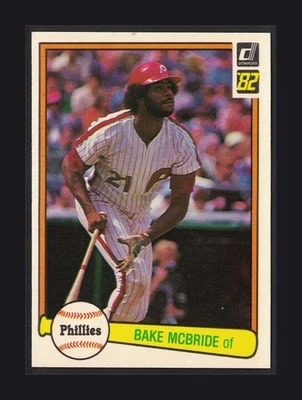1982 Donruss - Bake McBride #497 - PHILADELPHIA PHILLIES - Image 1 of 3