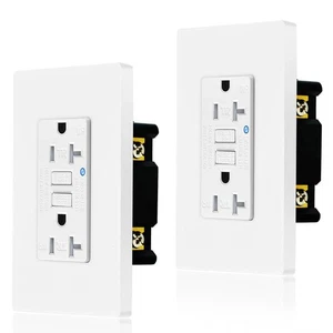 2PK 20Amp 125V GFCI Receptáculo Dúplex Salida Manipulación Resistente a la Intemperie Nuevo - Imagen 1 de 12