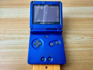 Nintendo Gameboy Advance SP AGS001 Cobalt Indigo Blue Handheld System Console - Picture 1 of 9