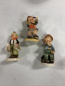 Statuine porcellana ceramica tovagliolo vintage - lotto di 3 - Foto 1 di 6