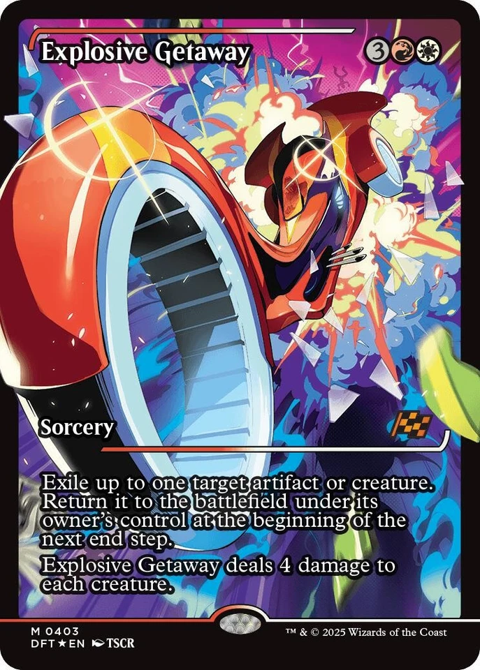 Explosive Getaway (Showcase) 403 NM Foil Aetherdrift MTG EN - Image 1 of 1