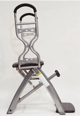 Life's A Beach Pilates PRO Chair Max New! Blue W/Sculpting Handles Home Workouts - Image 1 of 4