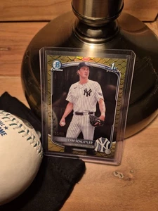 2025 Cam Schlittler Bowman's 1st Reptilian Gold Refractor 50 BCP-166 - Bild 1 von 2