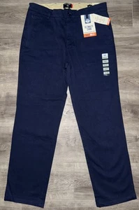 NEW Dockers Ultimate Chino Pants Mens 34x32 Navy Straight Leg Smart 360 Flex - Picture 1 of 6