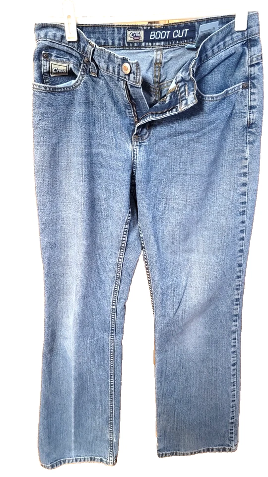 Cruel Girl Pants Womens 9R Blue Denim  Bootcut Embroidered 28x30 - Image 1 of 4