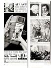 1954 Bell & Howell PRINT AD Movie Camera 220 Wilshire with Sundial Vintage Deco