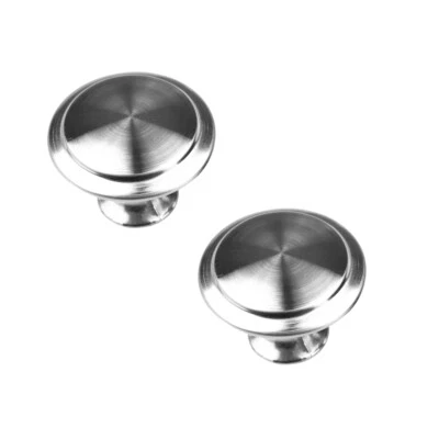 2-40 Pcs Door Knobs Cabinet Kitchen Stainless Steel DIY UK Handles Cupboard Draw - Image 1 of 4