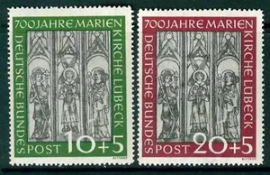 GERMANIA REP. FED. - 1951 - 700° Cattedrale Lubecca - (A) - Bild 1 von 1