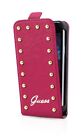 Guess Studded Flip Case Roze voor Samsung Galaxy S4 Mini NEW