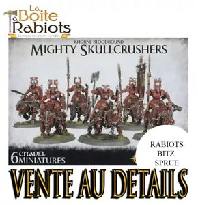 Warhammer Age of Sigmar Khorne Skullcrushers Vente au détail Rabiots Bitz Sprue - Imagen 1 de 49