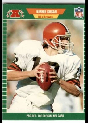 1989 Pro Set Bernie Kosar .. Cleveland Browns #77 - Image 1 of 2