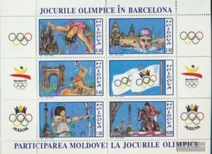 Moldawien Bloque 1 (completa edición) nuevo con goma original 1992 Olimpia - Imagen 1 de 1