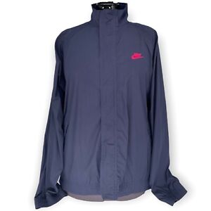 Vintage Nike Windbreaker Track Suit Blue/Pink Jacket & Pants Gray Tag Sz M/L