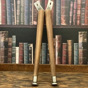 Waddell Round Taper Leg 2pc Wood/metal Foot 15” X 1/2” New - Picture 1 of 12