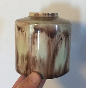 Antiguo carrito de té de cerámica Whieldon inglés del siglo XIX melaza esmalte de tortuga - Imagen 1 de 12