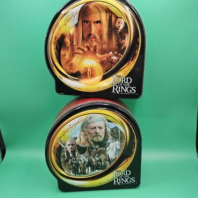 Lord of the Rings 500 PIECE PUZZLE Collectors Empty Tin Only Box Lot Of 2 Metal - Image 1 of 4