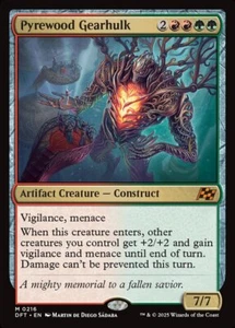 MTG Pyrewood Gearhulk 216 Aetherdrift Mythic - Picture 1 of 1