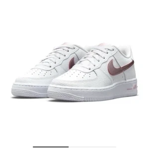 Zapatillas Nike Air Force 1 Blanco Rosa Esmalte GS CT3839-104 Talla 4.5 W 100% Auténticas - Imagen 1 de 3
