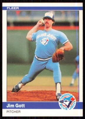 1984 Fleer Jim Gott Toronto Blue Jays #155 - Image 1 of 2