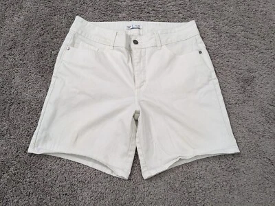 Bermuda feminina CATO cintura média branca 14M - Imagem 1 de 4