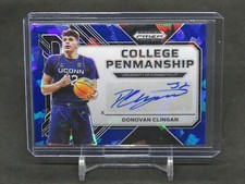 2023 PANINI PRIZM DRAFT PICKS DONOVAN CLINGAN BLUE ICE AUTO /75 JM7