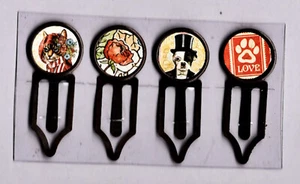 Graphic45 WELL GROOMED #102 Antique Copper (4) Metal Clips HANDMADE - Bild 1 von 1