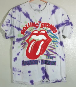 The Rolling Stones Band 1994 Voodoo Lounge Tour Tie Dye Retro T Shirt Small Mens - Afbeelding 1 van 3