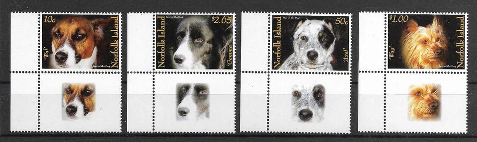 Norfolk Island @ 2006 SG967/70  Dogs  MNH Nice Priced @Aus.622 - Image 1 of 1