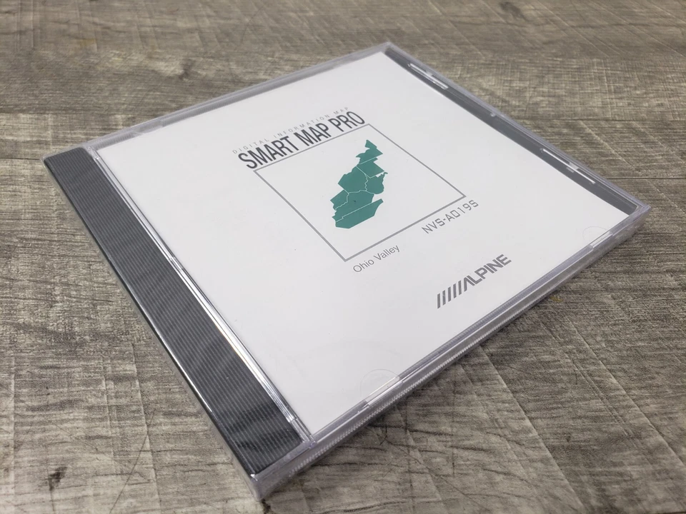 NEW/SEALED* Alpine NVS-A019S (Ohio Valley) CD-ROM Navigation Smart Map Pro Disc - Image 1 of 4