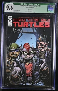 TMNT ONGOING #110 CVR B SIGNED BY KEVIN EASTMAN W/ COA CGC GRADED 9.6 - Picture 1 of 3