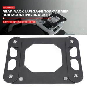 Motorcycle Trunk Tail Bag Luggage Case Top Rack Mount Bracket For CFMOTO 450MT - Picture 1 of 11