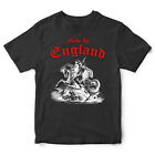 Made in England T Shirt Graphic Print St George's Day Gift For Kids English D...