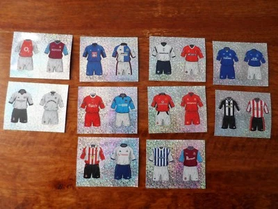 MERLIN F.A. PREMIER LEAGUE 2003 - SHINY KIT STICKERS + RECORD STICKERS - Image 1 of 2