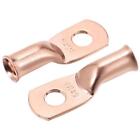 Battery Cable Ends 0.27 Inch 6 Awg Ring Terminals Bare Copper Eyelet 15 Pcs