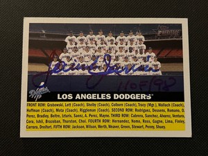 Jaime Jarrin Signed 2005 Topps Heritage Card Auto Dodgers HOF Autograph COA