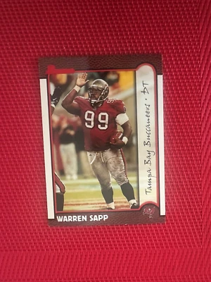 1999 Bowman #29 Warren Sapp - Bucs - Image 1 of 2