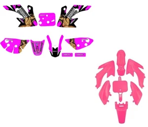 GRAPHICS DECALS STICKERS KIT FOR CRF50 DIRT BIKE PS05 DE10 - Picture 1 of 3
