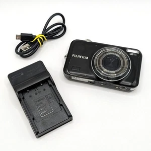 Fujifilm FinePix JX200 Black Small Digital Camera *Works - HAS FLAWS- READ - Picture 1 of 19