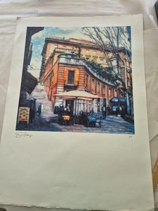 Ernesto Rodriguez "Via Veneto" Limited Edition Print (Artist Proof) – 18x18 - Picture 1 of 9