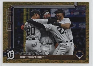 Lista de verificación 2025 serie 2 lámina holográfica dorada/50 Spencer Torkelson Detroit Tigers #491 - Imagen 1 de 3